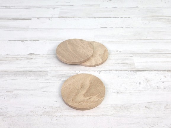 Round beechwood base Ø9 cm. Ref.DRZP307D