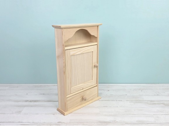 Caja de madera para llaves retro c/cajón Ref.DRKL148A