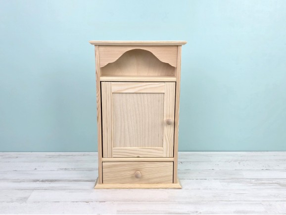 Retro wooden key box with drawer Ref.DRKL148A