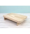 Tabla de madera 30x20 cm. con pies Ref.AT03213