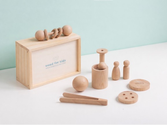 Caja de madera de los tesoros WoodForKids Ref.MO2020