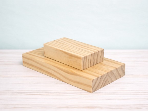 Pine bases 2 sizes, thickness 3 cm. Ref.MS1N83