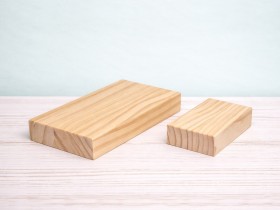 Pine bases 2 sizes, thickness 3 cm. Ref.MS1N83