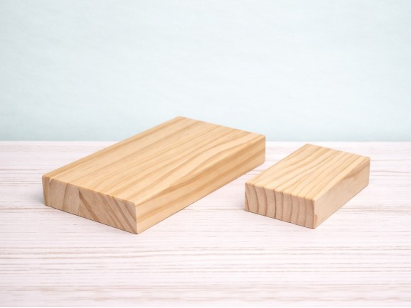 Pine bases 2 sizes, thickness 3 cm. Ref.MS1N83