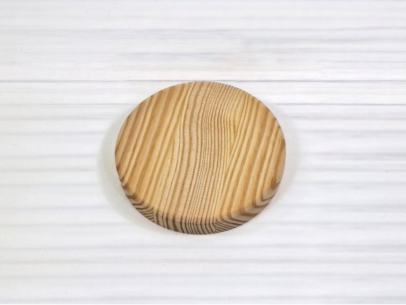 Round pine base Ø13.5 cm. Ref.MO2547