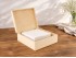 Wooden box 19x19x7 cm. Ref.1161A
