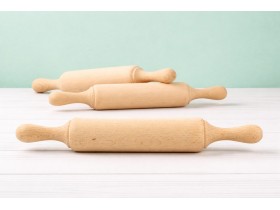 Wooden rolling pin 27 cm. Ref.MO1990