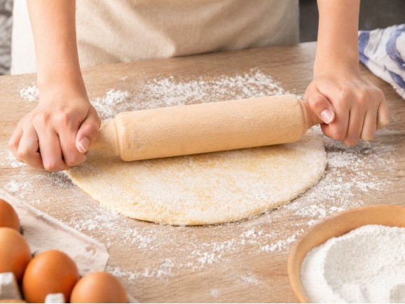 Wooden rolling pin 27 cm. Ref.MO1990