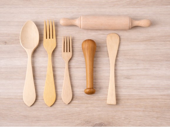 Wooden rolling pin 27 cm. Ref.MO1990