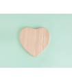 Corazón de madera maciza 22x22x2 cm. Ref.AT11419