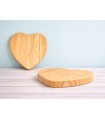 Solid wood heart 22x22x2 cm. Ref.AT11419