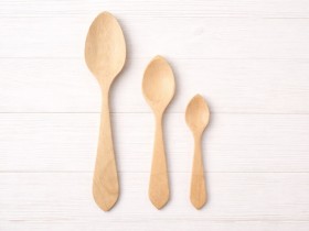 Wooden spoon 3 sizes Ref.1101