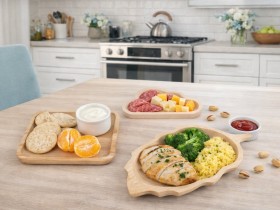 Platos de madera formas 3 modelos Ref.DRKC5