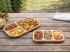 Wooden plates, 3 compartments, 2 models, Ref.DRKC51