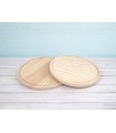 Plato de madera con ranura 2 medidas Ref.AT0803