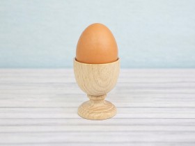 Natural wood egg cup Ref.OP54373