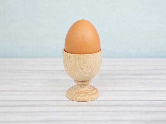 Huevera de madera natural Ref.OP54373