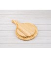 Round wooden board with handle, 2 sizes, Ref. AT041