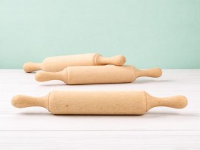 Wooden rolling pin 27 cm. Ref.MO1990