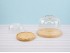 Round wooden base cheese tray 2 measures Ref.AT40378