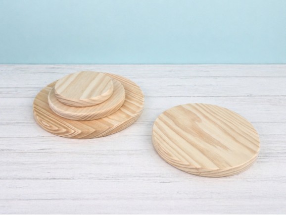 Platos de madera pizza varias medidas Ref.AT04