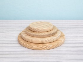 Platos de madera pizza varias medidas Ref.AT04