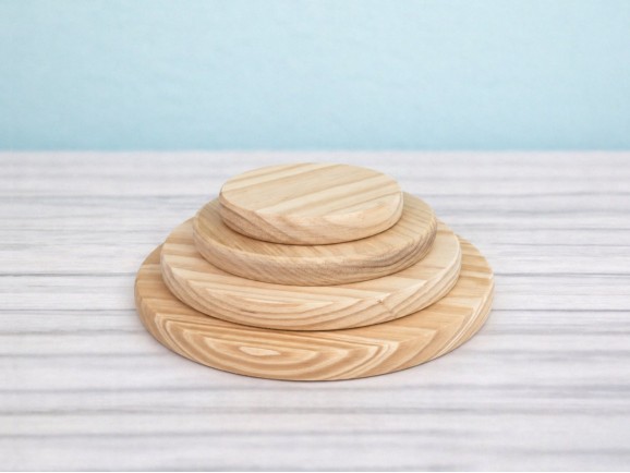 Wooden pizza plates, various sizes Ref.AT04