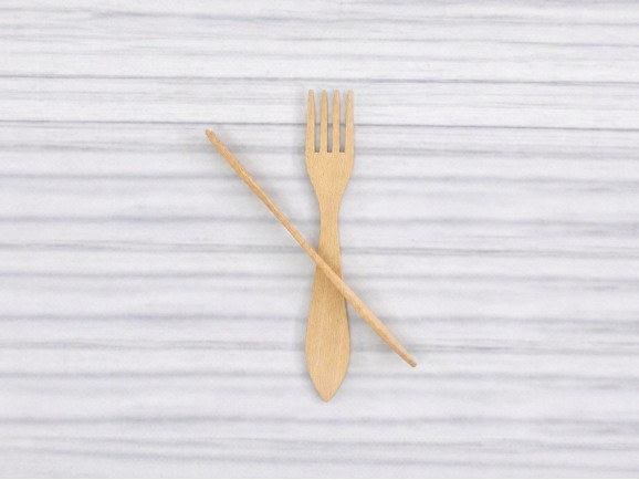Wooden fork 16 cm. for elvers Ref.AT19000