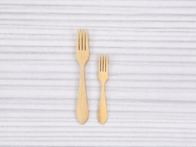 Wooden fork 2 sizes Ref.1104