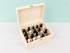 Wooden box 22x15x11 cm. with 24 small divisions Ref.P00CF1