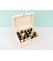 Wooden box 22x15x11 cm. with 24 small divisions Ref.P00CF1