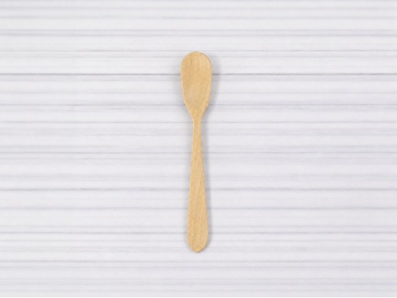 Flat wooden spoon 30 cm. Ref.1103