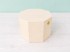 Octagonal wooden box 25x25x19 cm. with hinge and clasp Ref.AR11501
