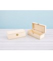 Wooden box 19x8x6 cm. with hinge and clasp Ref.PC4F1C
