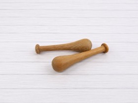 Wooden mortar hand 16 cm. Ref.1131