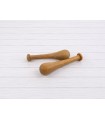 Wooden mortar hand 16 cm. Ref.1131