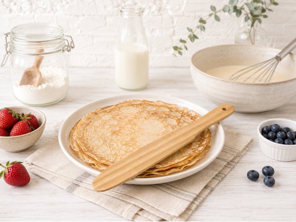 Wooden pastry shovel 35 cm. Ref.AR96003