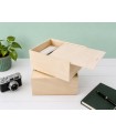Wooden box 31x24x13.5 cm. with sliding lid Ref.PC01TC