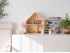 Wooden dollhouse 3 divisions Ref.P00CB13