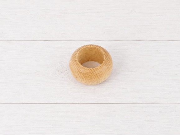 Aro de madera ovalado Ø6 cm. Ref.CCCU68