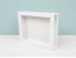 White wooden frame box 38x29.5x7.5 cm. for album Ref.PCA38B1