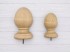 Remate Bellota de madera lisa 2 medidas Ref.ST20F