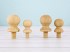 Wooden ball finial made of pine and beech, 2 sizes, Ref.351-353