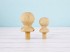Wooden ball finial made of pine and beech, 2 sizes, Ref.351-353