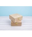 Caja de madera ok c/bisagra y broche 2 medidas Ref.BBOK