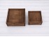 Caja de madera Envejecida 2 medidas c/tapa corredera Marco Ref.P00C01C
