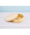 Round wooden box Ø20x6 cm. Ref.DWPL402