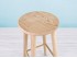 Round wooden bar stool, 70 cm. Ref.AT46002