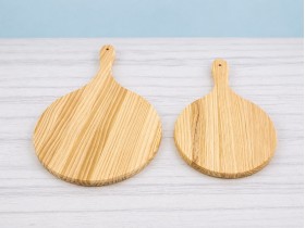 Tabla de madera redonda c/mango 2 medidas Ref.AT041