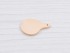 Beech wood board Ø12.5 cm. with handle Ref.DRKD822